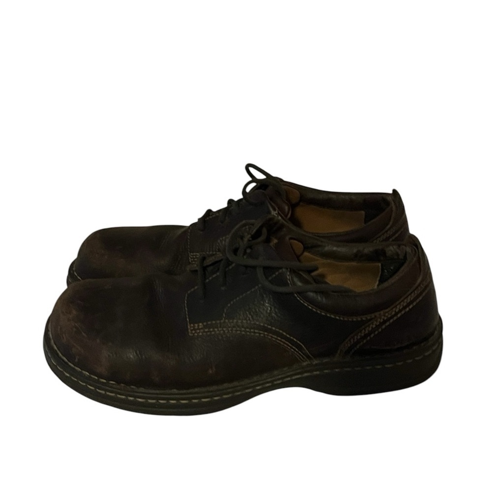 Carolina Leather Safety Steel Toe Shoes Sz 11 1/2